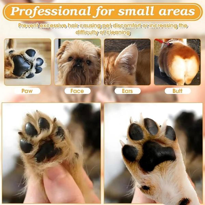 2024 New Pet Paw Trimmer - Water Proof - Rechargeable Pet Shaver with LED Light for Dogs and Cats Dog Paw Cat Nail Large Dog Pet Paw