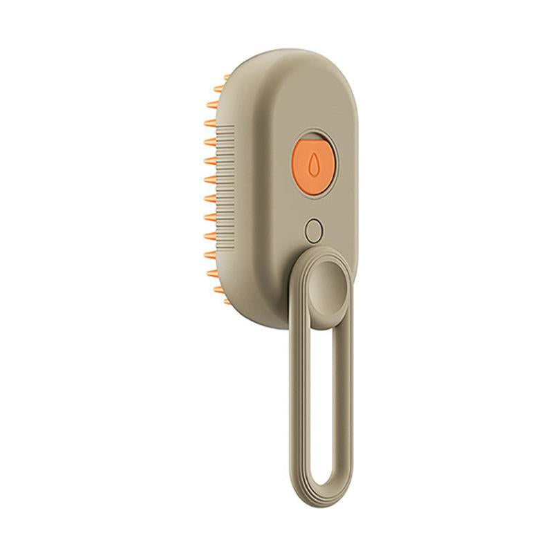 Cat Dog Pet Spray Massage Brush with Steam Spray Function and Rotatable Hair Removal Comb